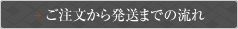 ご注文から発送までの流れ