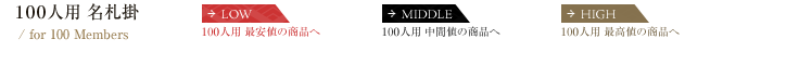 名札掛け（100人用）