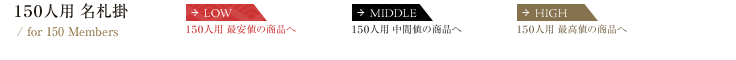 名札掛け（150人用）